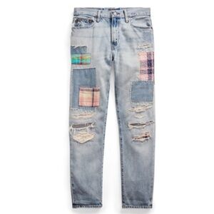 Ralph Lauren patch work every boyfriend jeans size 27